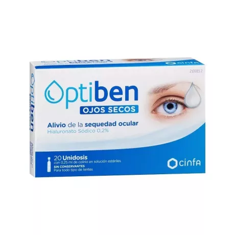 Comprar Optiben Ojos Secos Unidosis | Tufarma.online