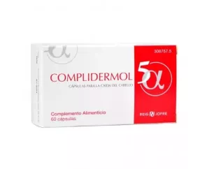 Complidermol 5 alfa 60 Cápsulas Anticaída | Tufarma.online