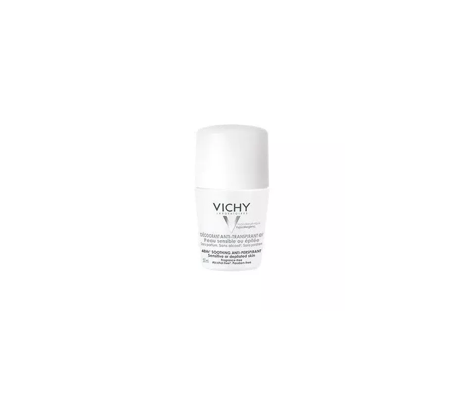 Vichy Desodorante Roll-On Pele Sensível 1 Recipiente 50 Ml