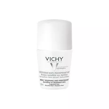 Vichy Desodorante Roll-On Pele Sensível 1 Recipiente 50 Ml