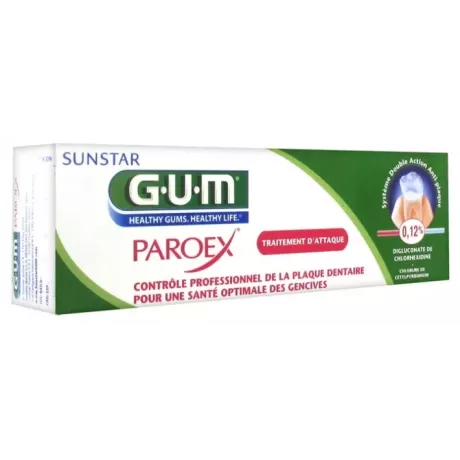 GUM PAROEX TRATAMIENTO GEL DENTAL  1 ENVASE 75 ML