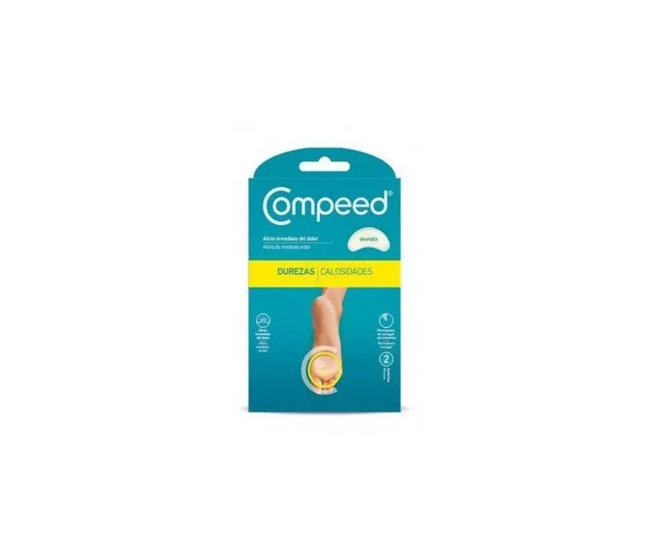 COMPEED DUREZAS HIDROCOLOIDE TALLA GRANDE 2 UNIDADES