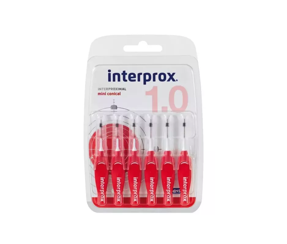 Interprox Mini escova cônica para espaços interproximais 6 unidades