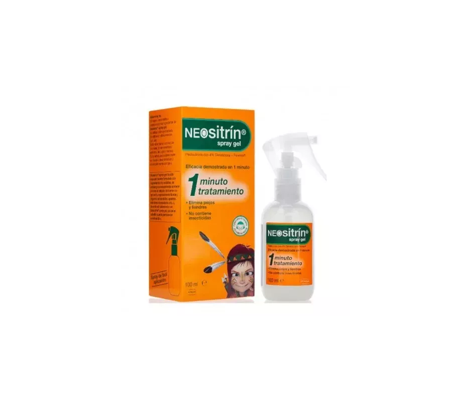 Neositrin Anti-piolhos Spray Gel 1 Recipiente 100 Ml