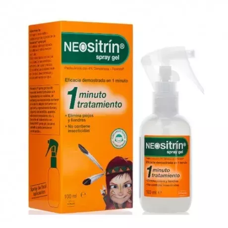 Neositrin Anti-piolhos Spray Gel 1 Recipiente 100 Ml