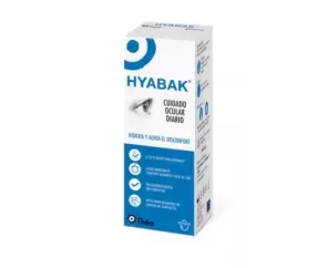 Hyabak 0,15% Solução Hidratante Lentes de Contato 1 Recipiente 10 Ml