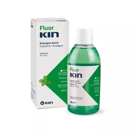 FLUOR KIN ANTICARIES COLUTORIO DIARIO 0,05  1 ENVASE 500 ML