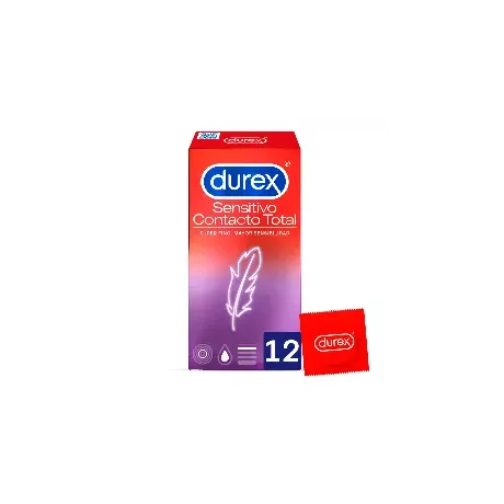 Preservativos Durex Sensitive Total Contact 12 Unidades