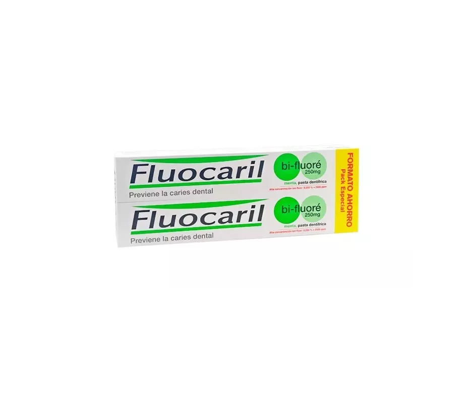 Fluocaril Bi-Fluore 250 Creme Dental 2 Recipientes 125 Ml Duplo