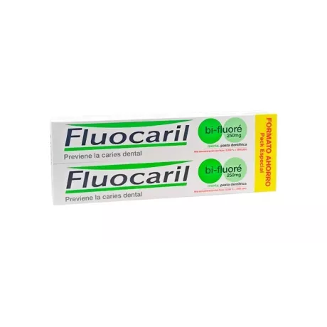 Fluocaril Bi-Fluore 250 Creme Dental 2 Recipientes 125 Ml Duplo