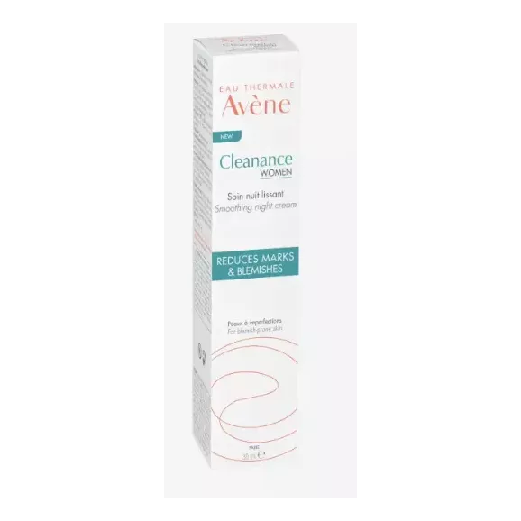 Avene Cleanance Cuidado noturno para alisamento feminino 1 recipiente 30 ml Avene Cleanance Cuidado noturno para alisamento feminino 1 recipiente 30 ml