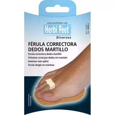 Dedos Martillo Ferula Correctora Herbi Feet