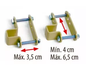 Barandilla Abatible Universal Ad955 Ayudas Dinámicas