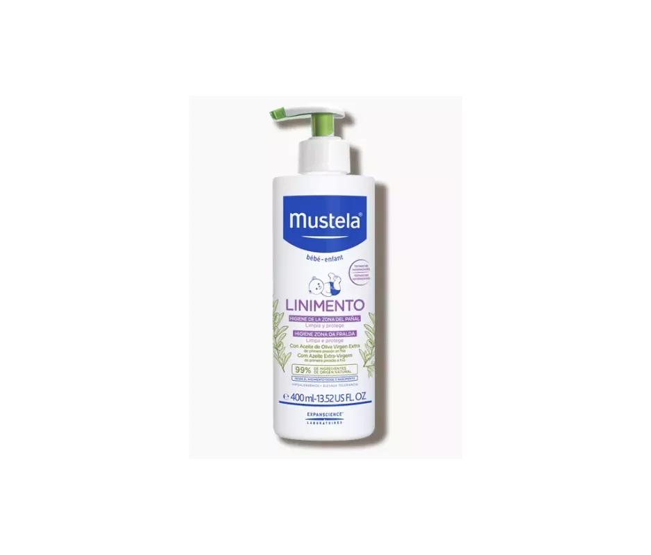 Mustela Baby Linimento 1 Recipiente 400 Ml