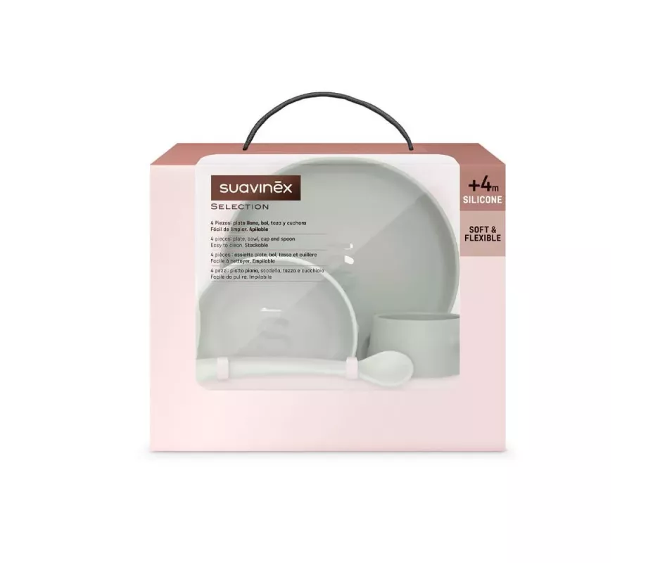 Louça Infantil Suavinex Silicone 1 Unidade Cor Intensa