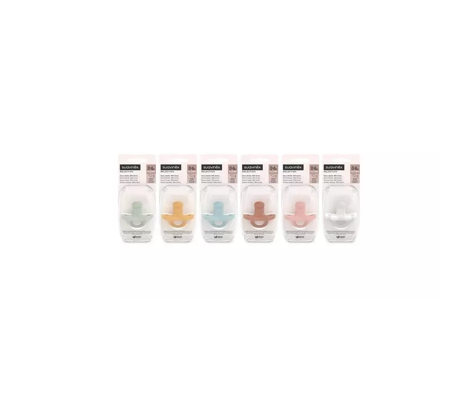 Chupeta de silicone T Suavinex Todosilicona 0-6 M