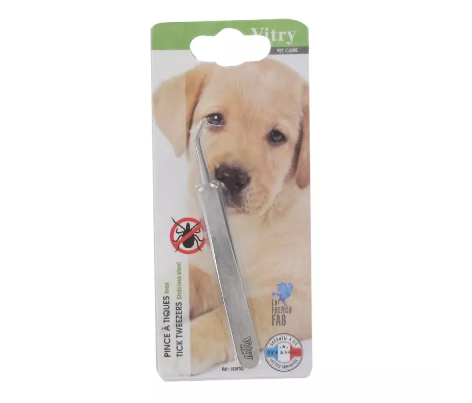 Pinza para Quitar Garrapatas Inox 1028Tiq Vitry | Tufarma.online