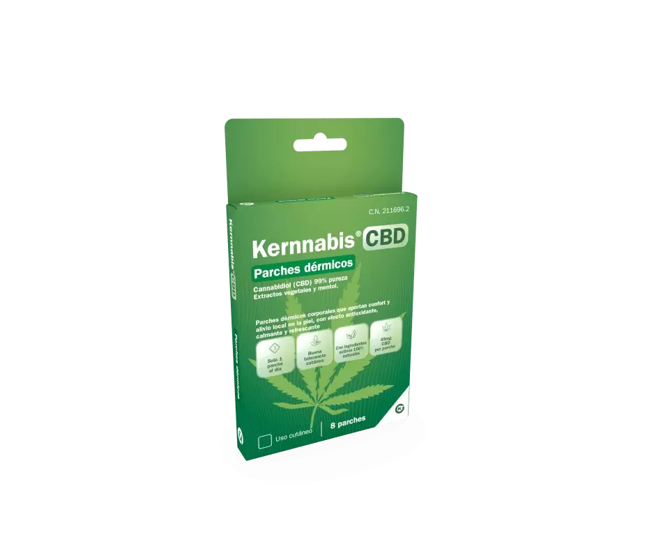 KERNNABIS CBD PARCHES DERMICOS  8 UNIDADES