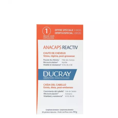 Anacaps Reactiv de Ducray para Caída del Cabello | Tufarma.online