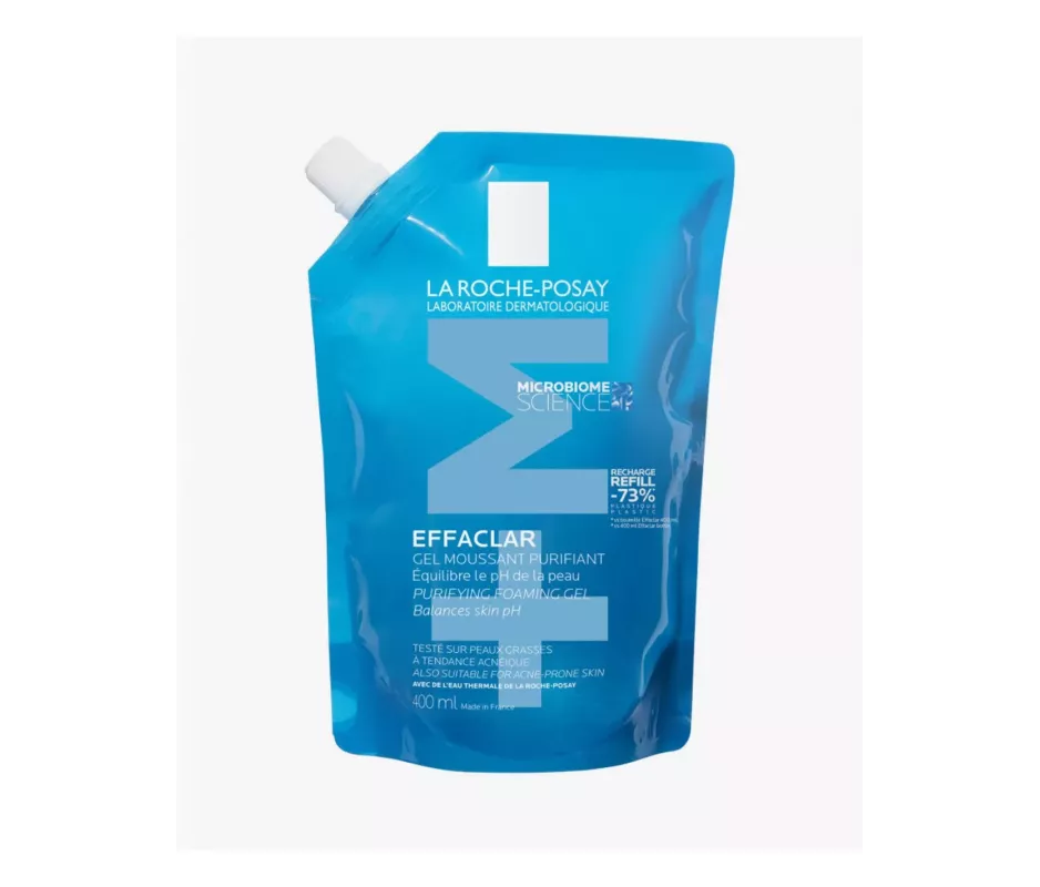 EFFACLAR GEL MOUSSANT+M  1 ENVASE 400 ML REFILL