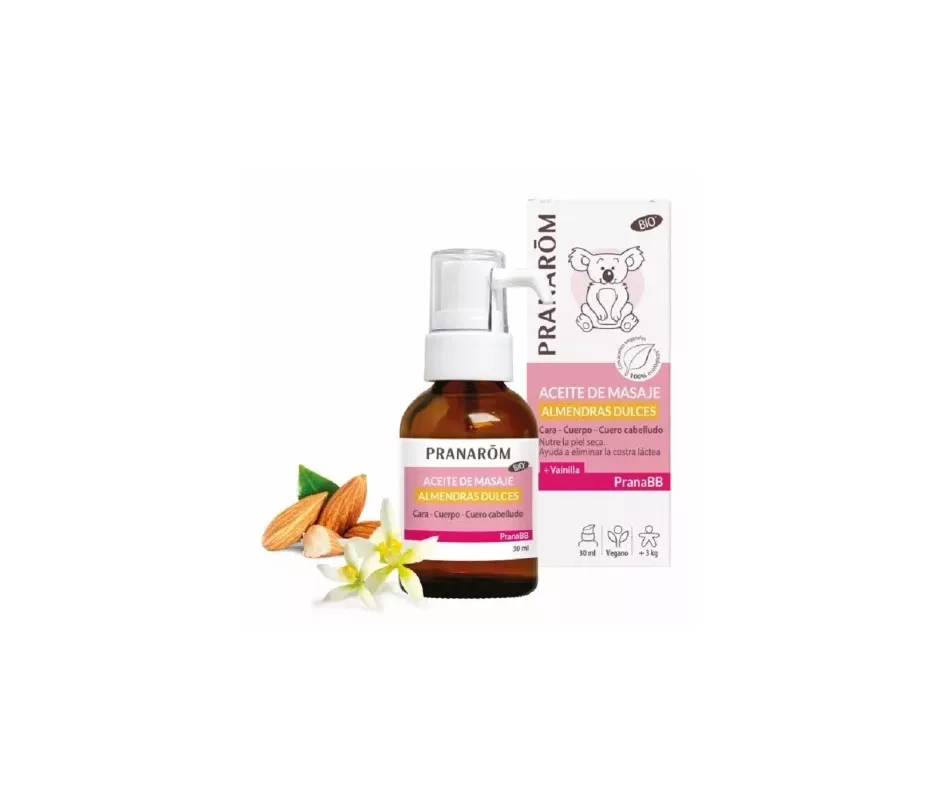 Aceite Masaje Almendras Dulces 30Ml Prana Bb | Tufarma.online