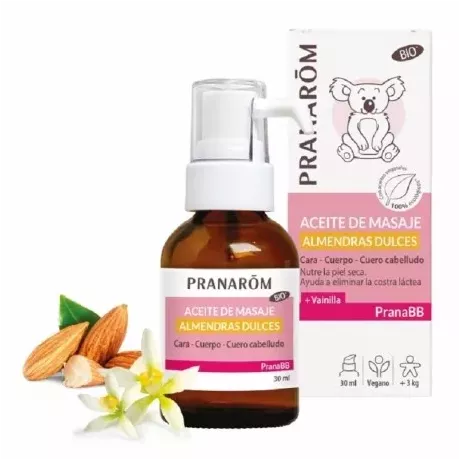 Aceite Masaje Almendras Dulces 30Ml Prana Bb | Tufarma.online