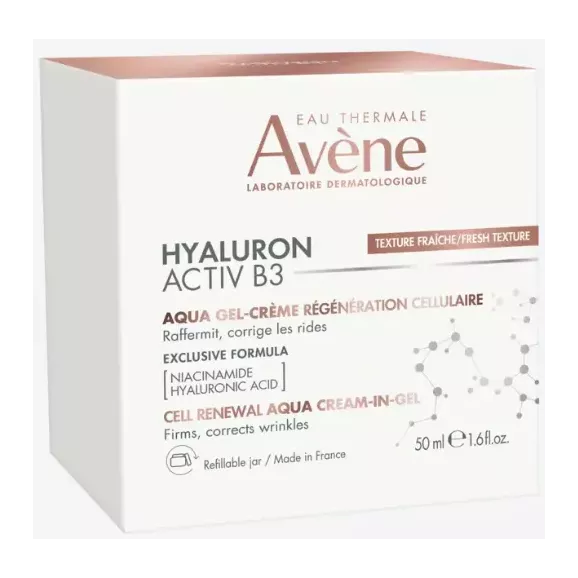 Avene Hyaluron Activ B3 Aqua Gel Crema Regeneradora Celular  1 Tarro 50 Ml