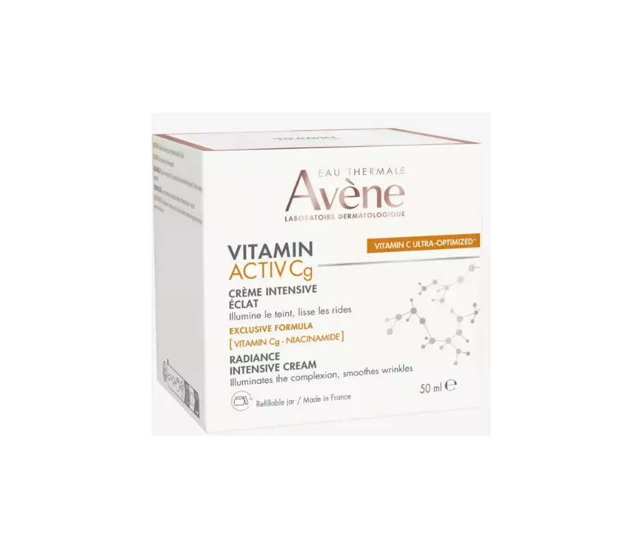 AVENE VITAMIN ACTIV CG CREMA INTENSIVA LUMINOSIDAD 1 ENVASE 50 ML AVENE VITAMIN ACTIV CG CREMA INTENSIVA LUMINOSIDAD 1 ENVASE 50 ML