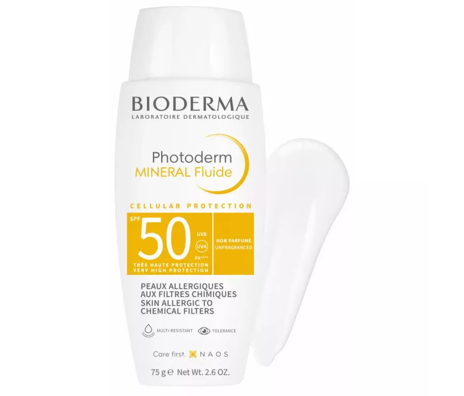 PHOTODERM MINERAL SPF 50+ FLUIDO BIODERMA 1 ENVASE 75 G