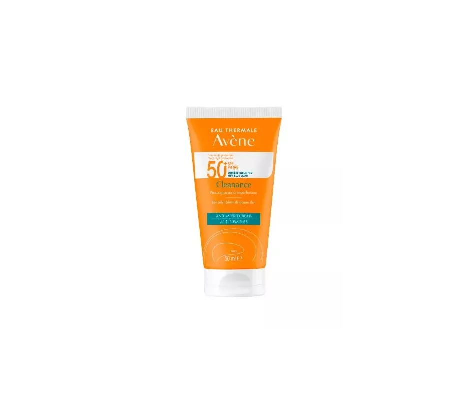 AVENE CLEANANCE SOLAR SPF 50+ MUY ALTA PROTECCION  1 ENVASE 50 ML