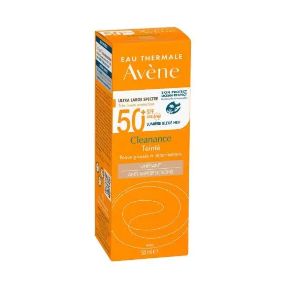 AVENE CLEANANCE SOLAR SPF 50+ MUY ALTA PROTECCION  1 ENVASE 50 ML COLOR