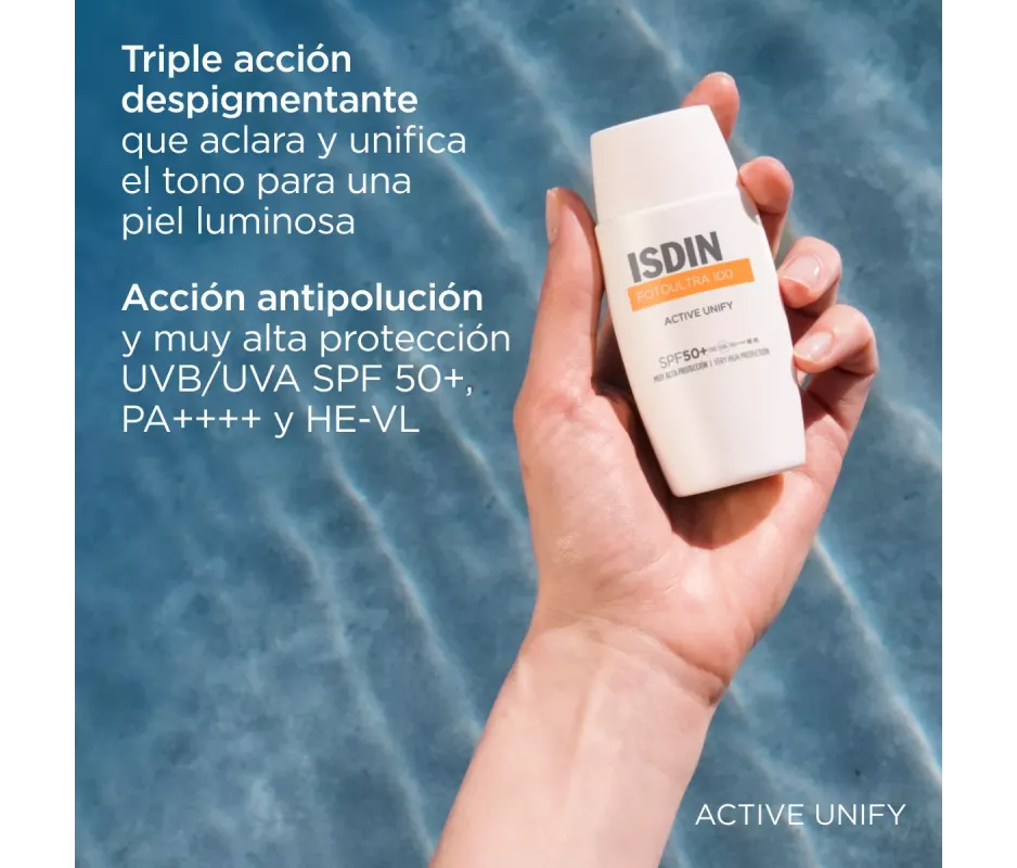 FOTOULTRA 100ISDIN ACTIVE UNIFY FUSION FLUID  1 ENVASE 50 ML