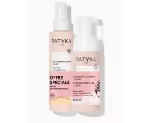 DUPLO ACETE DESMAQUILLANTE + ESPUMA LIMPIADORA PATYKA