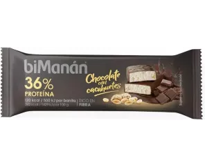 BIMANAN BEFIT BARRITA 35 G SABOR CHOCOLATE BLANCO CON CACAHUETES