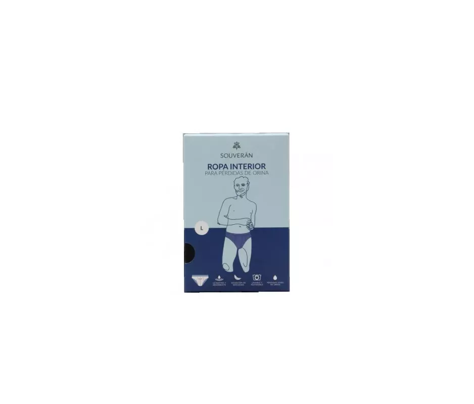 Souverän Slip Incontinencia Hombre L