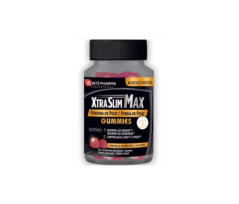 XTRASLIM MAX GUMMIES  60 CARAMELOS DE GOMA