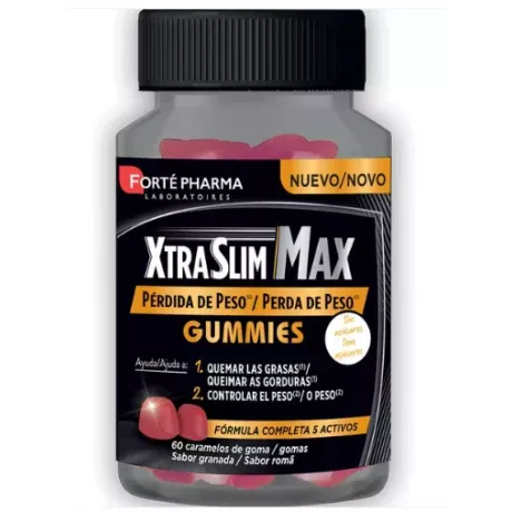 XTRASLIM MAX GUMMIES  60 CARAMELOS DE GOMA