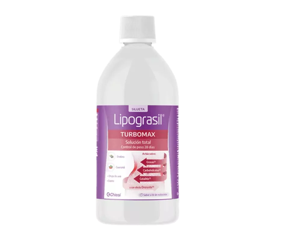 LIPOGRASIL TURBOMAX  1 ENVASE 500 ML SABOR TE DE MELOCOTON