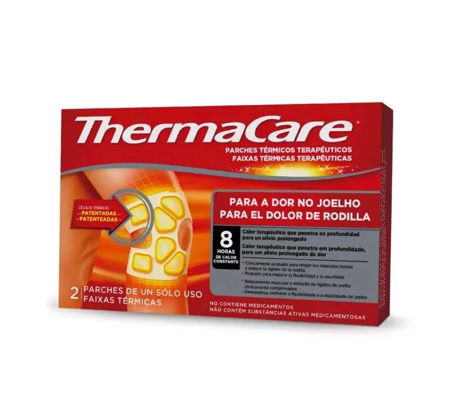 THERMACARE PARCHE TERMICO RODILLA  2 PARCHES