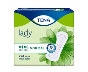 ABSORBENTE INCONTINENCIA ORINA LIGERA TENA LADY NORMAL 24 UNIDADES