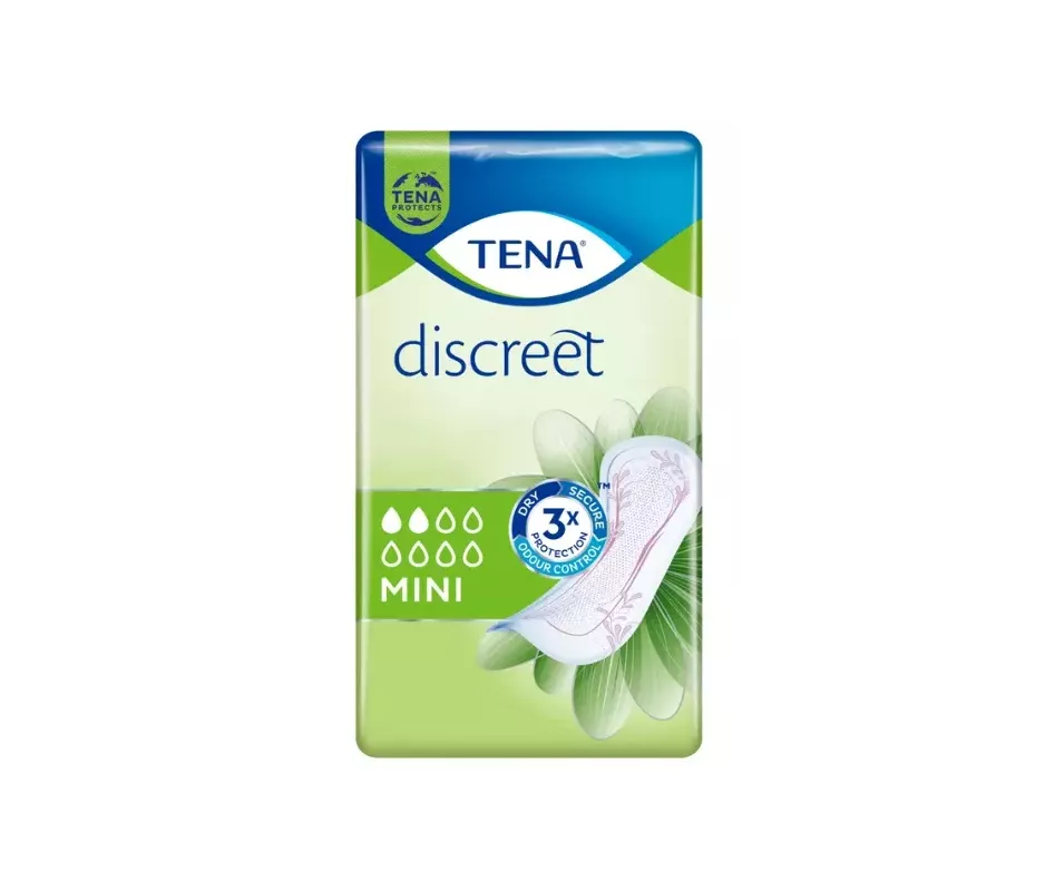 Absorbente Incontinencia Orina Ligera Tena Discreet Mini 20 Unidades