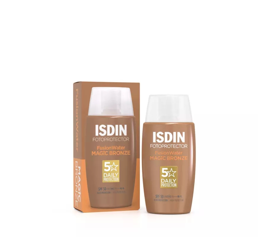 FOTOPROTECTOR ISDIN SPF 50 FUSION WATER COLOR  1 ENVASE 50 ML BRONZE