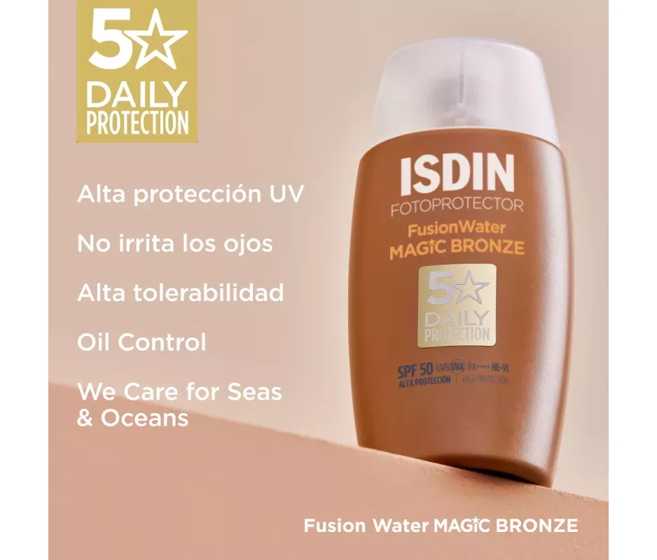 FOTOPROTECTOR ISDIN SPF 50 FUSION WATER COLOR  1 ENVASE 50 ML BRONZE