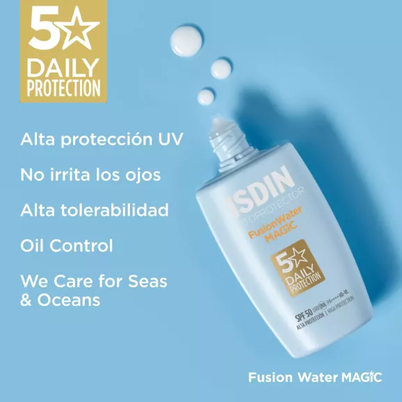 Fotoprotetor Isdin Spf 50+ Água de Fusão 1 Envase 50 Ml