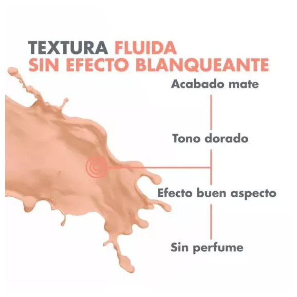 Avene Fluido Mineral Spf 50+ Color 1 Envase 40 Ml