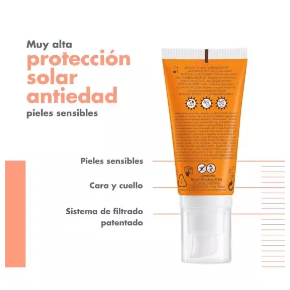 AVENE CUIDADO SOLAR ANTIEDAD SPF 50+  1 ENVASE 50 ML