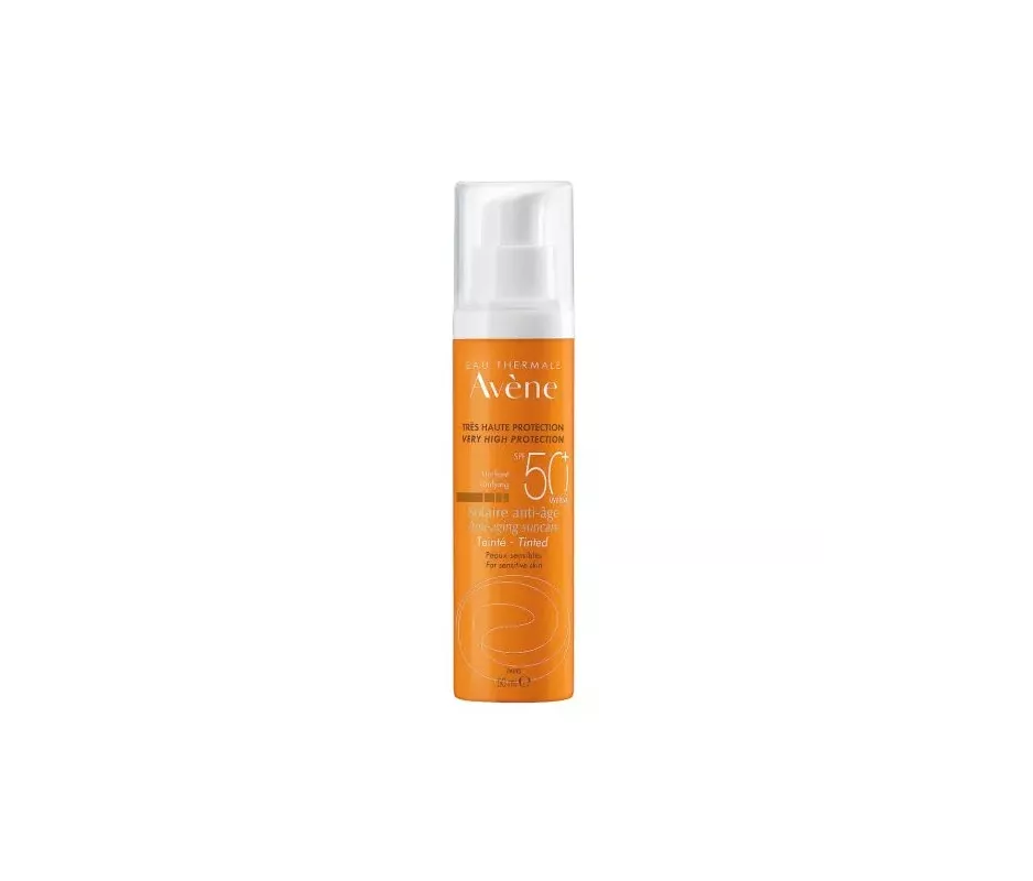 Avène Solar Antienvelhecimento FPS 50+ Cor 1 Recipiente 50 Ml