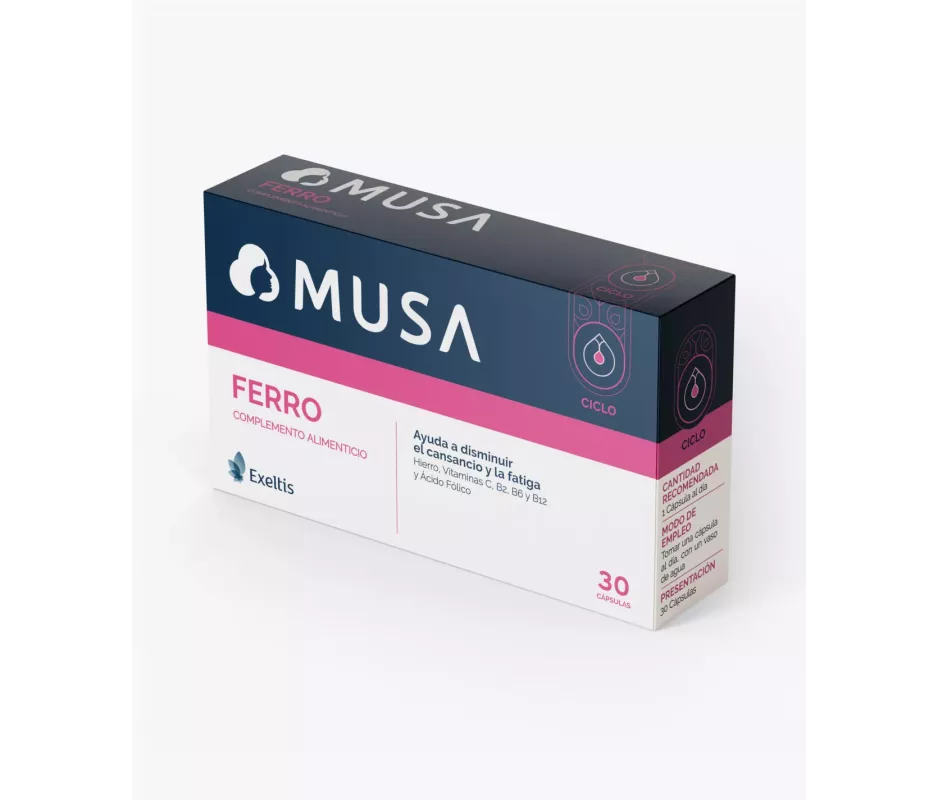 MUSA FERRO  30 CAPSULAS