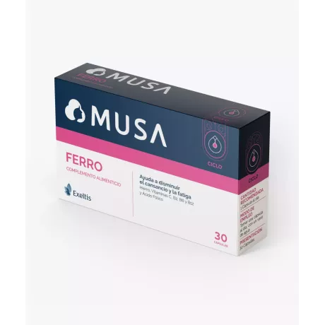 MUSA FERRO  30 CAPSULAS