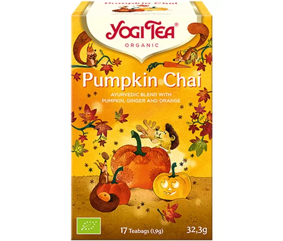 PUMPKIN CHAI 17 BOLSITSA 32,3G YOGI TEA